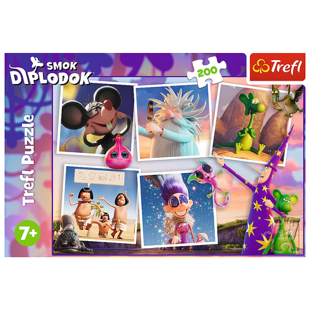 Puzzle - 200 - Przygody Smoka Diplodoka - Trefl 13322