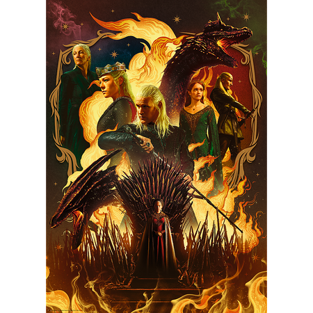 Puzzle - 1000 Premium Plus - Ród Smoka - Trefl 12068