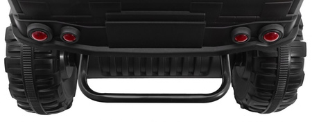 Quad XL ATV 2,4GHz na akumulator dla dzieci Czarno-Zielony + Pilot + Napęd 4x4 + Bagażnik + Wolny Start + EVA + Audio LED