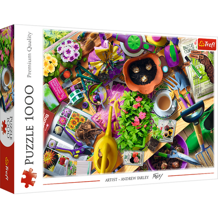 Puzzle - 1000 - Porządki w ogrodzie - Trefl 10927