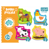 Puzzle - Baby Classic - Zwierzęta na wsi - Konik Kurka Świnka Krówka - Trefl 36070