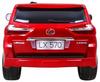 Lexus LX570 Lakierowane Autko dla 2 dzieci Czerwony SUV + Pilot