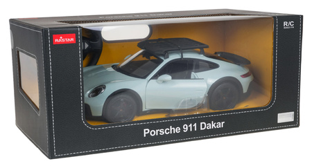 Autko R/C 1:14 Porsche 911 Dakar Miętowy RASTAR