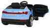Audi E-Tron Sportback dla dzieci Niebieski + Pilot + Napęd 4x4 + Wolny Start + Radio MP3 + LED