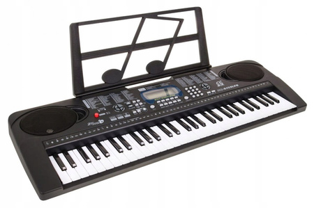 Keyboard dla dzieci 5+ Mikrofon Stojak na nuty USB MP3 Taktomierz - model nr 6159
