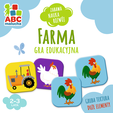 Gra edukacyjna dla dzieci Farma ABC Malucha Trefl 01944