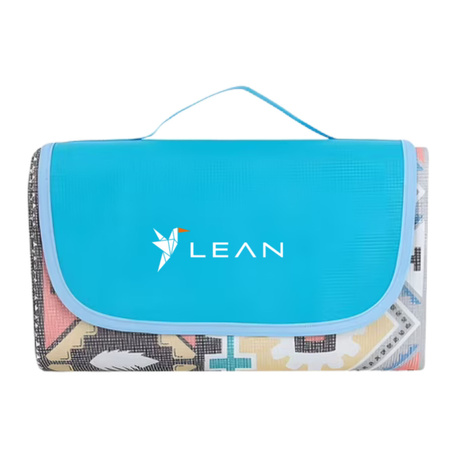 Koc Piknikowy Plażowy Składany Wzory LEAN 200 x 200cm