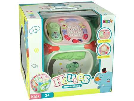 Interaktywny Sorter z Telefonem Nauka Kształtów Liczb Pianinko