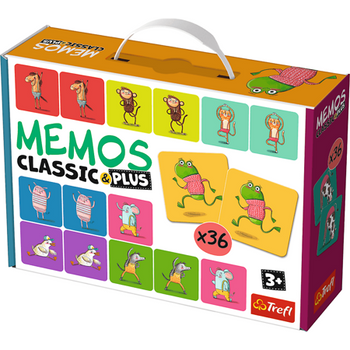 Gra Memos Classic&Plus Ruch i dźwięk Trefl 02271