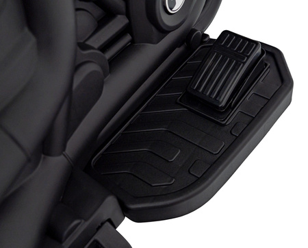 Motorek Chopper FASTER na akumulator dla dzieci Biały + Radio FM + Panel audio + LED