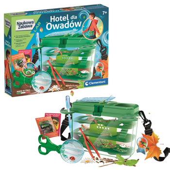 Naukowa Zabawa Laboratorium Hotel Dla Owadów Faunarium Narzędzie do Łapania Owadów Język Polski Clementoni 50399