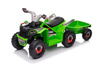 Quad Na Akumulator XMX630T Zielony Z Przyczepą
