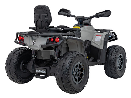 Quad Can Am Outlander ATV z Pilotem Szary