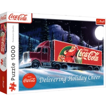 Puzzle - 1000 XMAS - Coca-Cola: Świąteczna Ciężarówka - Trefl 10941