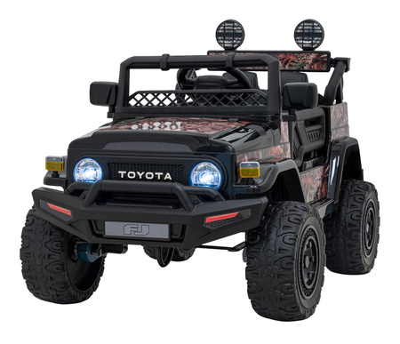 Toyota FJ Cruiser dla dzieci Czarna terenówka + Pilot
