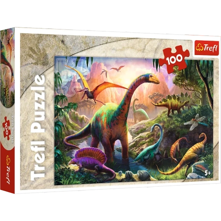Puzzle - 100 - Świat dinozaurów - Trefl 16277