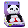 Pluszowa Panda Z Bębenkami Maskotka Przytulanka Światła Dźwięki