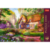 Puzzle - 1000 Premium Plus - Tea Time: Urocza chatka w lesie - Trefl 10804