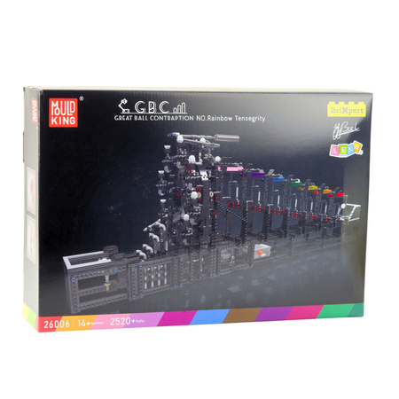 Klocki Konstrukcyjne Tor Na Kulki Z Silnikiem Elektrycznym 2520 el.