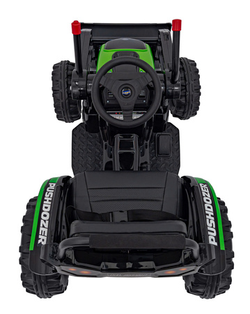 Koparka Traktor na akumulator dla dzieci Zielony + Ruchome Ramię Łyżka + Pilot + Wolny Start + Radio FM + LED