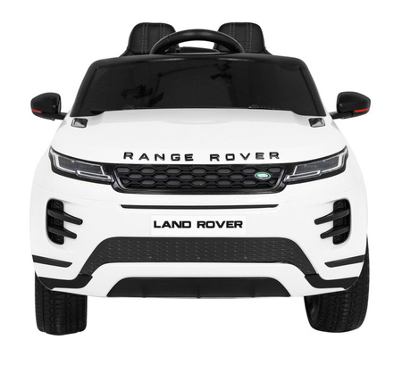 Range Rover Evoque na akumulator dla dzieci Biały SUV + Pilot