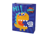 Papierowa Torba Prezentowa Niebieska Dinozaur 32cm x 26cm x 10cm