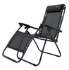 Leżak Ogrodowo Plażowy Czarny