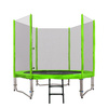 Trampolina ogrodowa SkyRamiz 244cm 8FT dla dzieci Zielony + Akcesoria