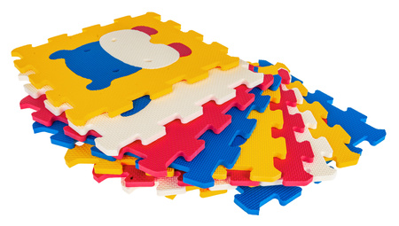 Mata z 9 Puzzli Zwierzątka dla dzieci 10m+ Pianka EVA + Układanka zwierzęta + Składanie figur 3D