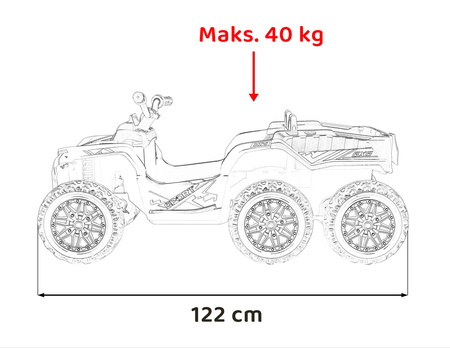 Pojazd Quad Sport TX ATV Różowy