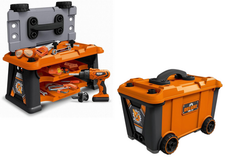 Zestaw Majsterkowicza Skrzynka Narzędzia Wiertarka Na Baterie