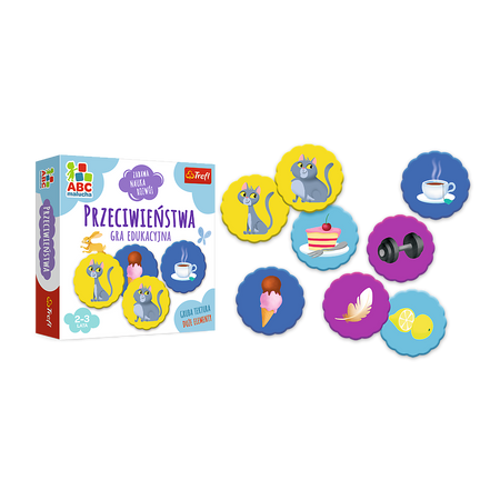 Gra edukacyjna dla dzieci Przeciwieństwa ABC Malucha Trefl 01943