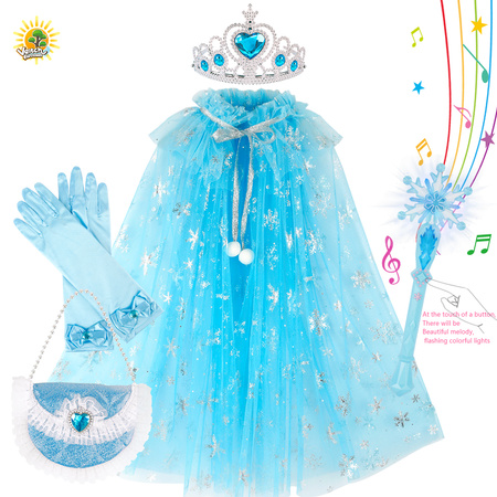 Zestaw Małej Księżniczki + Błękitna Sukienka