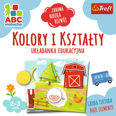 Gra edukacyjna dla dzieci Kolory i kształty ABC Malucha Trefl 01939