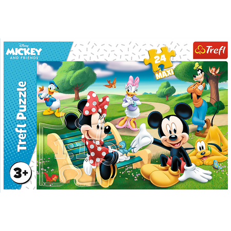 Puzzle - 24 Maxi - Myszka Miki w gronie przyjaciół - Disney - Trefl 14344
