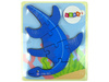 Drewniane Puzzle Dinozaur Pterodaktyl Różowy Pliosaurs Niebieski