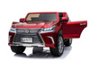 Lexus LX570 Lakierowane Autko dla 2 dzieci Czerwony SUV + Pilot