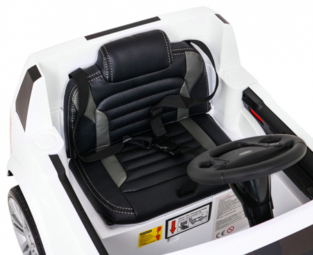 Land Rover Discovery Autko elektryczne dla dzieci Biały SUV + Pilot