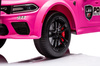 Auto Na Akumulator Dodge Charger Policyjny Różowy