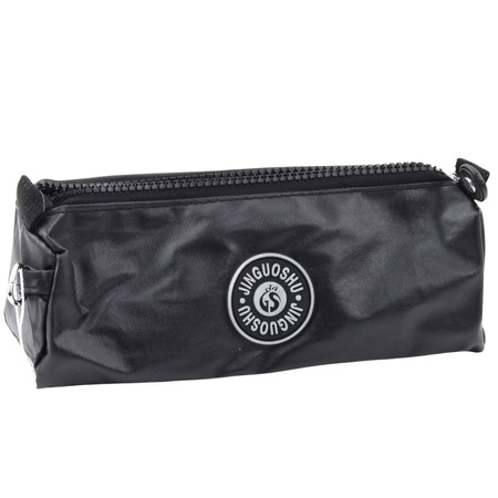 Piórnik Szkolny Organizer Jednokomorowy Czarny 21,5cm