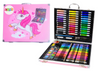 Zestaw Artystyczny W Walizce Z Jednorożcem Różowa 150 EL