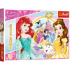Puzzle - 100 Glitter - Wspomnienia Belli i Arielki - Trefl 14819