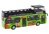 Autobus Piętrowy Turystyczny 1:32 Otwierane Drzwi Zielony