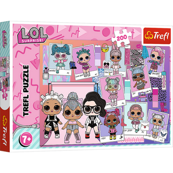 Puzzle - 200 - Słodkie Laleczki - LOL Surprise! - Trefl 13288