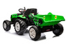 Traktor Na Akumulator HC-306 Z Przyczepą Jasno Zielony 24V