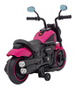 Motorek Chopper FASTER na akumulator dla dzieci Różowy + Radio FM + Panel audio + LED