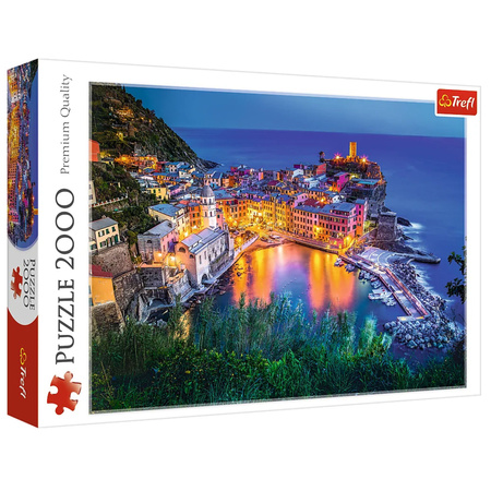 Puzzle - 2000 - Vernazza o zmroku - Trefl 27086