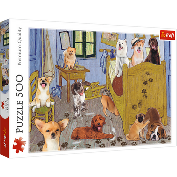 Puzzle - 500 - Pokój van Gogha - Psia Rewolucja - Trefl 37539