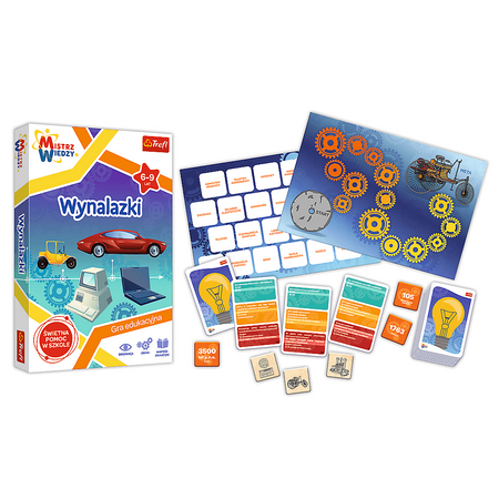Gra dla dzieci Wynalazki Mistrz Wiedzy Trefl 01958