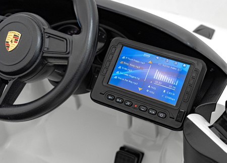 Pojazd Porsche Spyder RS 718 Biały